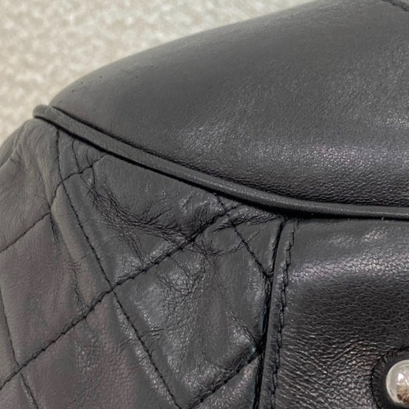 Authentic Pre-Owned Moschino Big Muffin Bag Black Nappa Leather - Picture 11 of 16